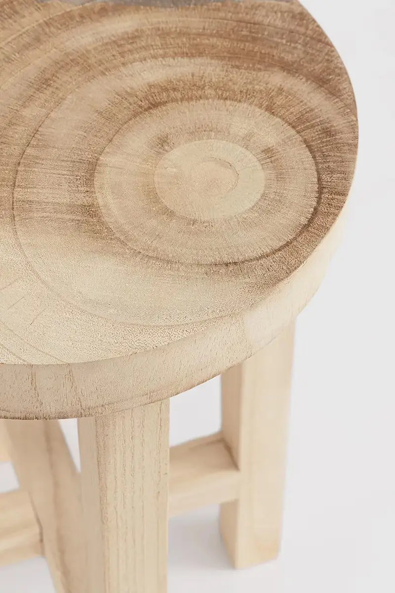 tavolino Yako 31 x 50 cm colore beige miniatura 3