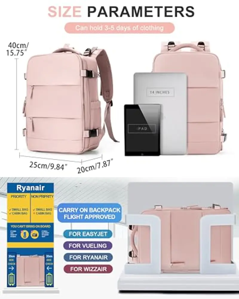 BJLFS Zaino da viaggio 1600131 miniatura 3