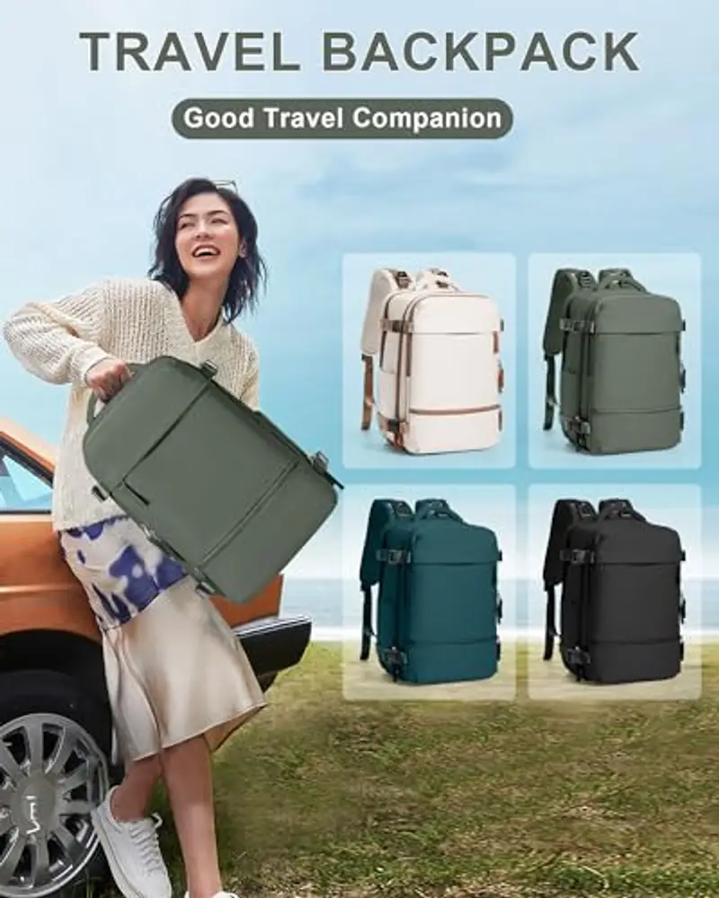 BJLFS Zaino da viaggio Verde 1600134 miniatura 2