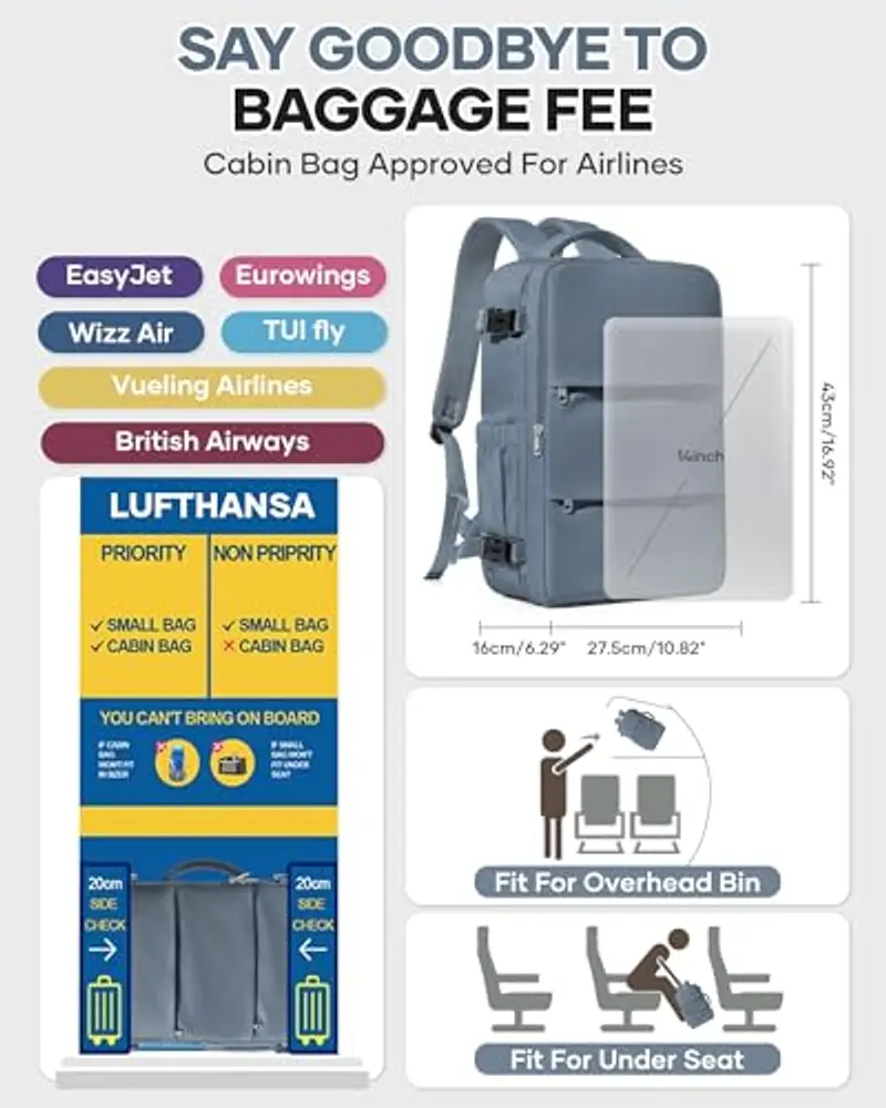 BJLFS Zaino da viaggio 2394827 miniatura 2