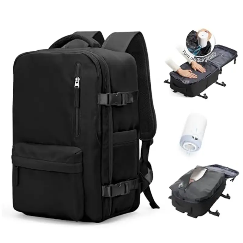 BJLFS Zaino da viaggio Nero 797665