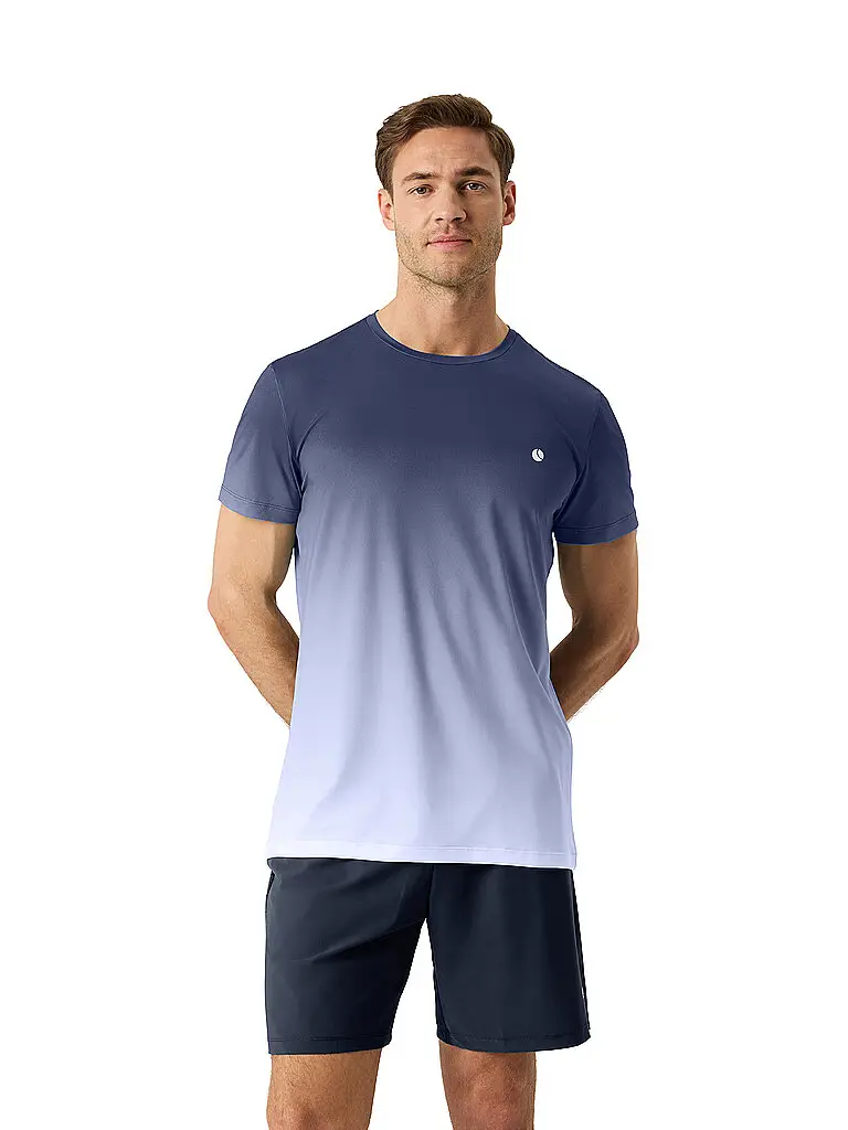 Maglietta da tennis da uomo ACE PRINTED blu | S