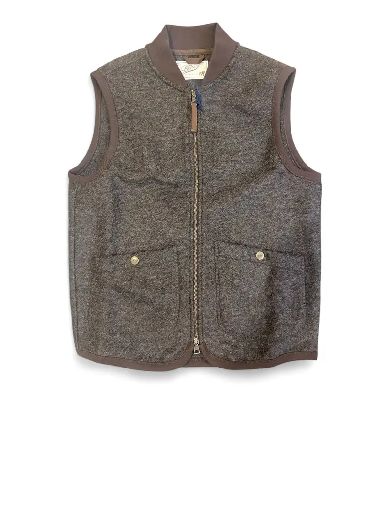 Bl'ker Gilet Uomo Marrone 3963745