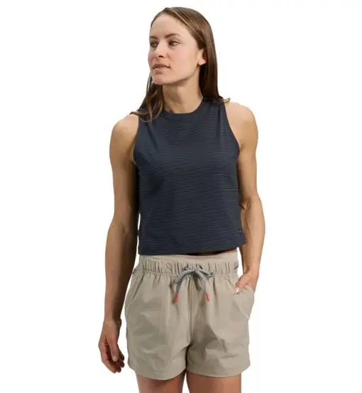 BD Stripe Tank W - top arrampicata - donna Black