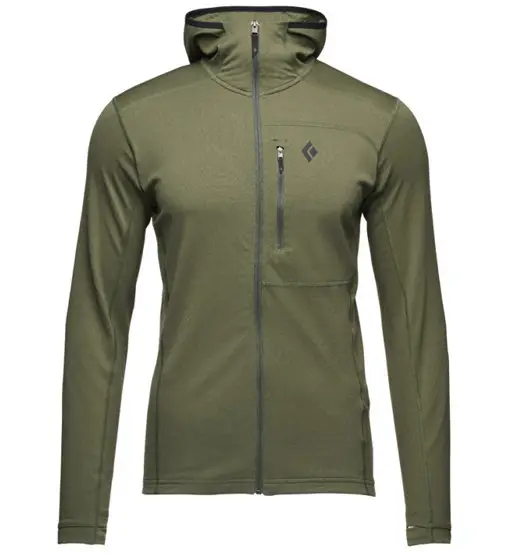 Coefficient Fleece Hoody - felpa in pile - uomo Green