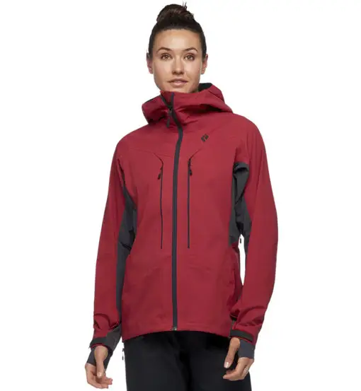Dawn Patrol Hybrid Shell - giacca softshell - donna Red