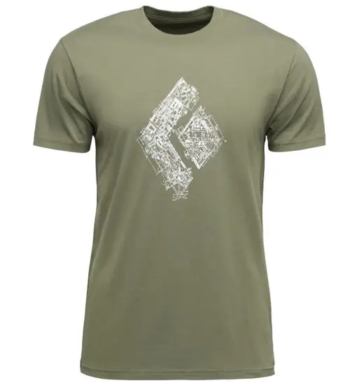 Engineered Diamond - T-shirt arrampicata - uomo Green