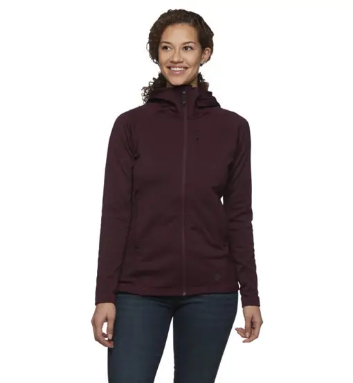 Factory Hoody - felpa con cappuccio - donna Bordeaux