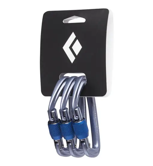 HotForge Screwgate 3 pack - set di moschettoni Grey