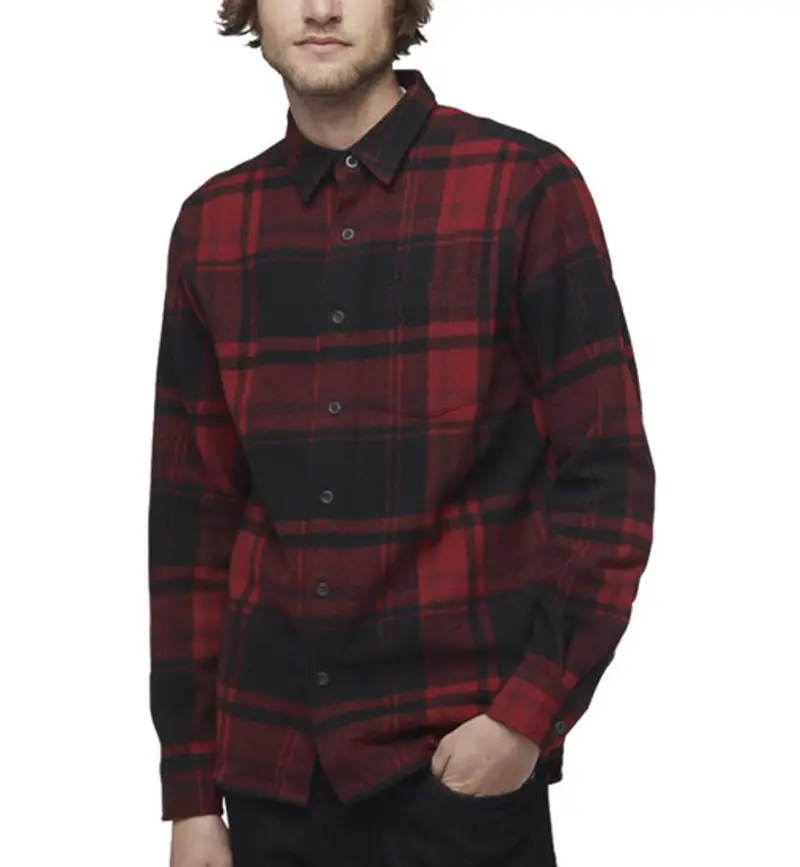 M Project Flannel - camicia a maniche lunghe - uomo Black