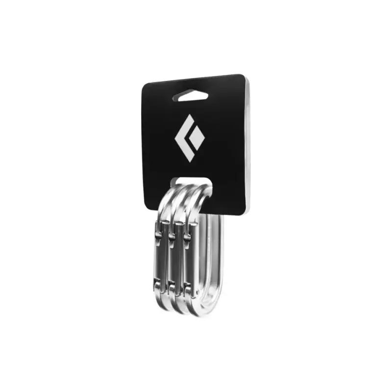 Moschettone simmetrico ovale per arrampicata Black Diamond (x3)