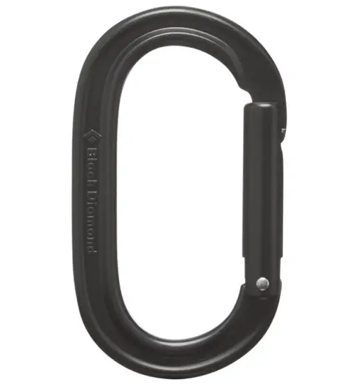Oval Keylock - moschettone Black
