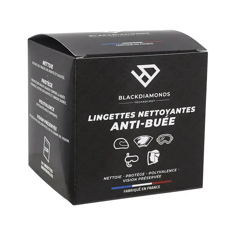 Salviettine detergenti anti-appannamento Black Diamond (x10)