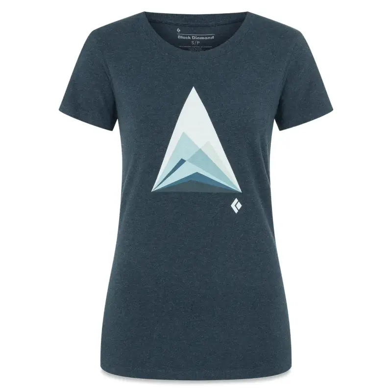 T-shirt da donna Black Diamond Mountain Transparency