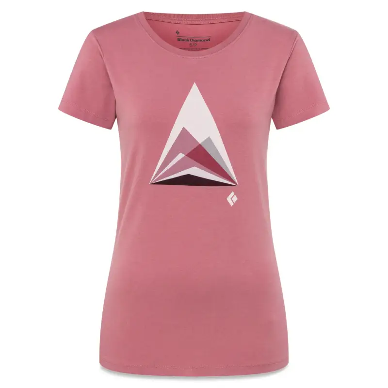T-shirt da donna Black Diamond Mountain Transparency