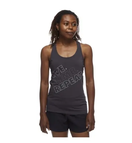 W Live Climb Repeat - top arrampicata - donna Black