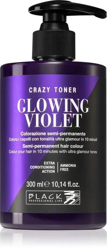 Crazy Toner tinta per capelli Glowing Violet 300 ml