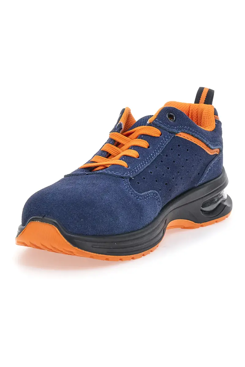 Scarpe antinfortunistiche blu arancioni Black Shoot PK24864 S1PL [NAVY miniatura 4