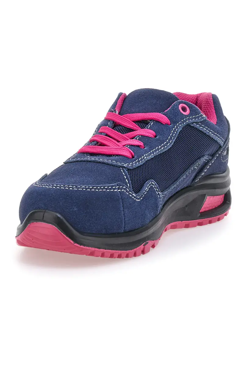 Scarpe antinfortunistiche blu fucsia Black Shoot PK24583 S1PL [NAVY miniatura 4