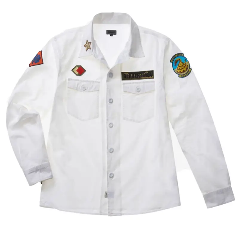 006240 Camicia 100 23SBLUS01354 WHITE