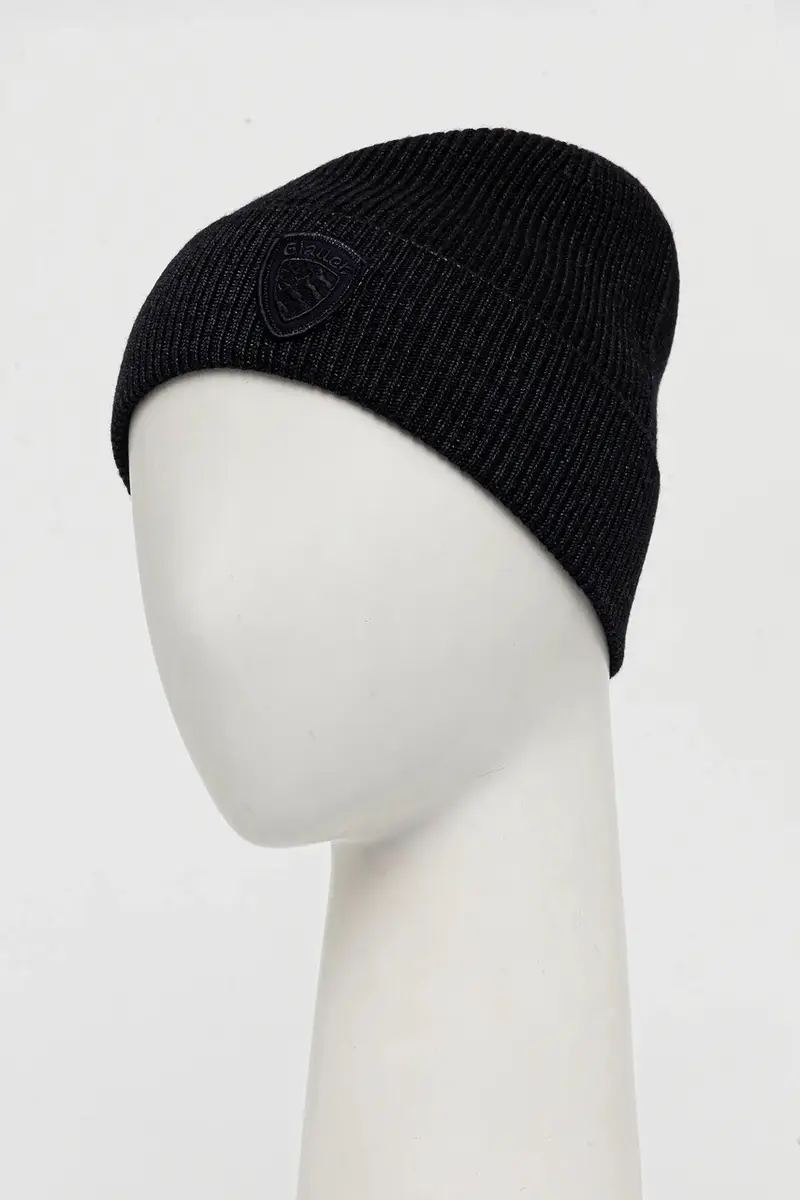 berretto in lana OLIVER colore blu navy BLUA05296 miniatura 2