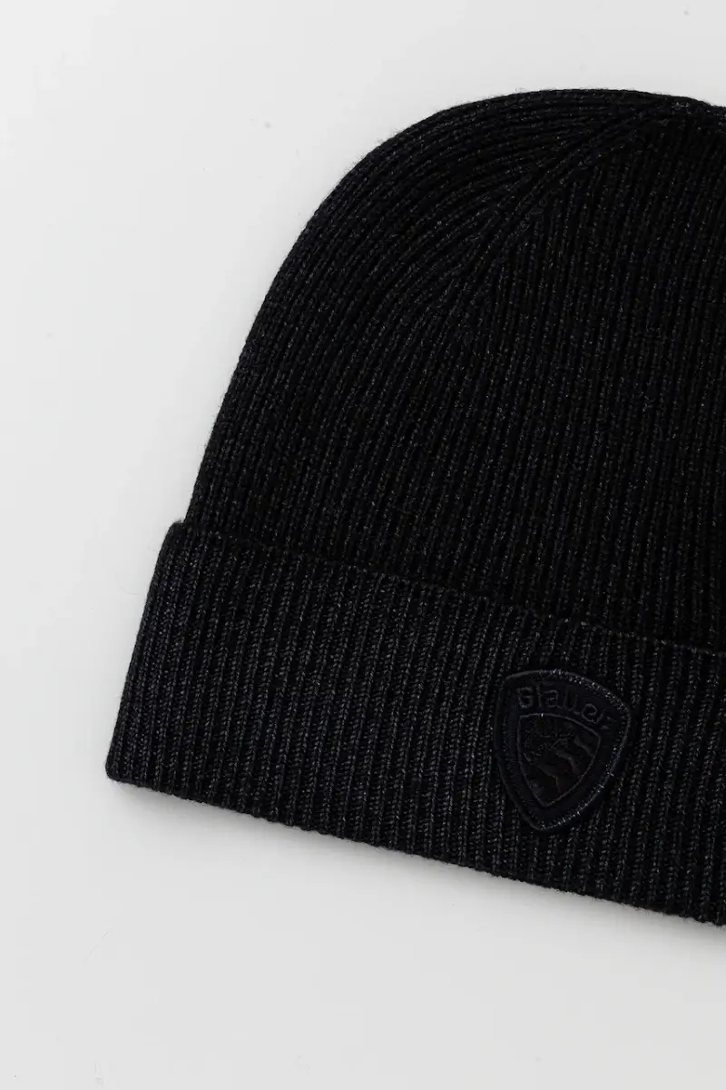 berretto in lana OLIVER colore blu navy BLUA05296 miniatura 3