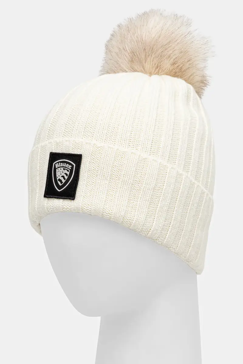 cappello in lana LIFE colore beige BLDA05337 miniatura 2