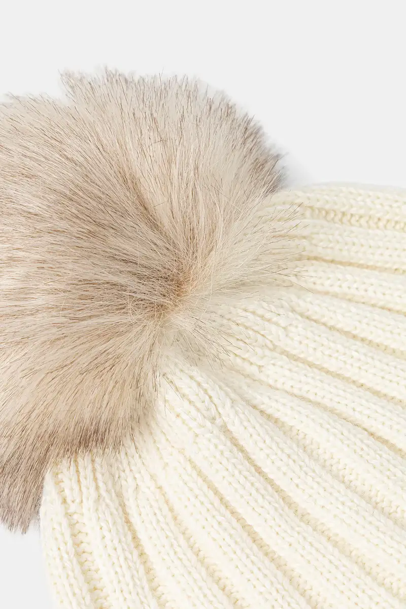 cappello in lana LIFE colore beige BLDA05337 miniatura 3