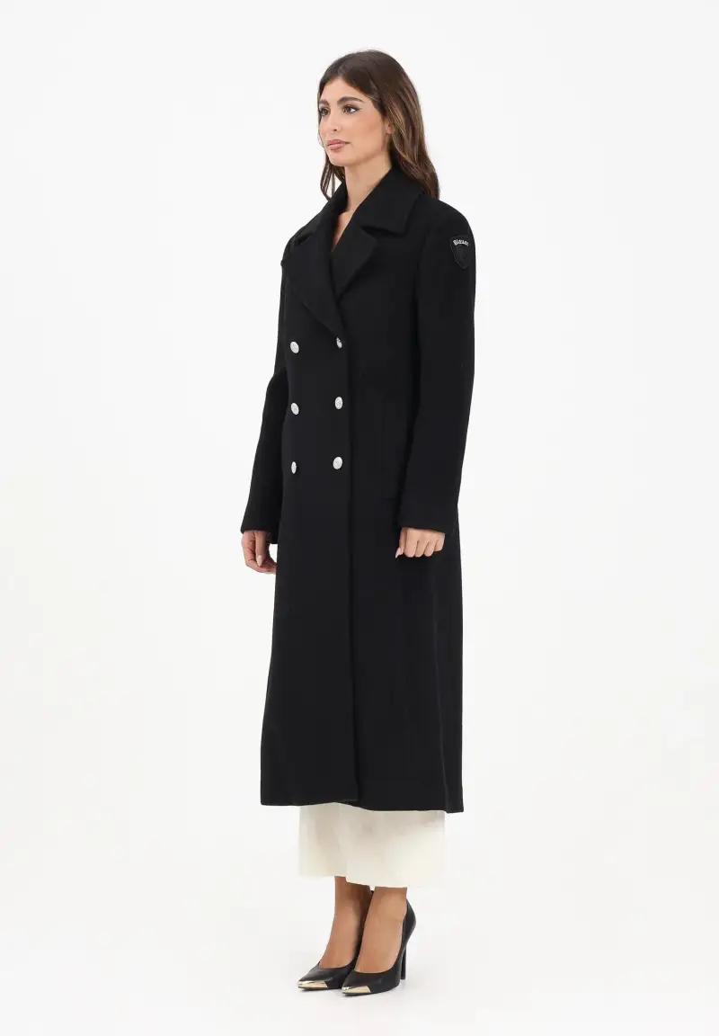 Cappotto lungo CHARLOTTE nero da donna