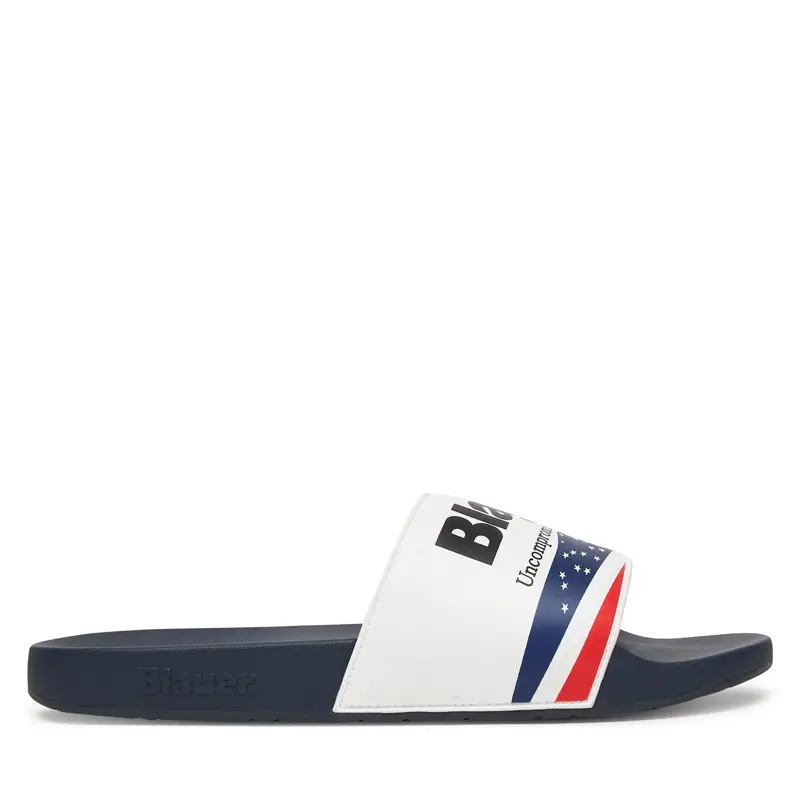 Ciabatte Blauer S6JASPER01/USA Bianco