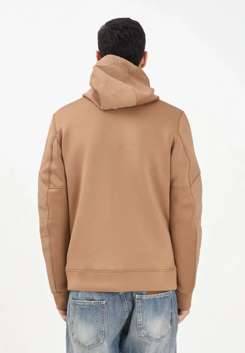 Felpa con cappuccio SCUBA SURFACE tabacco da uomo miniatura 3