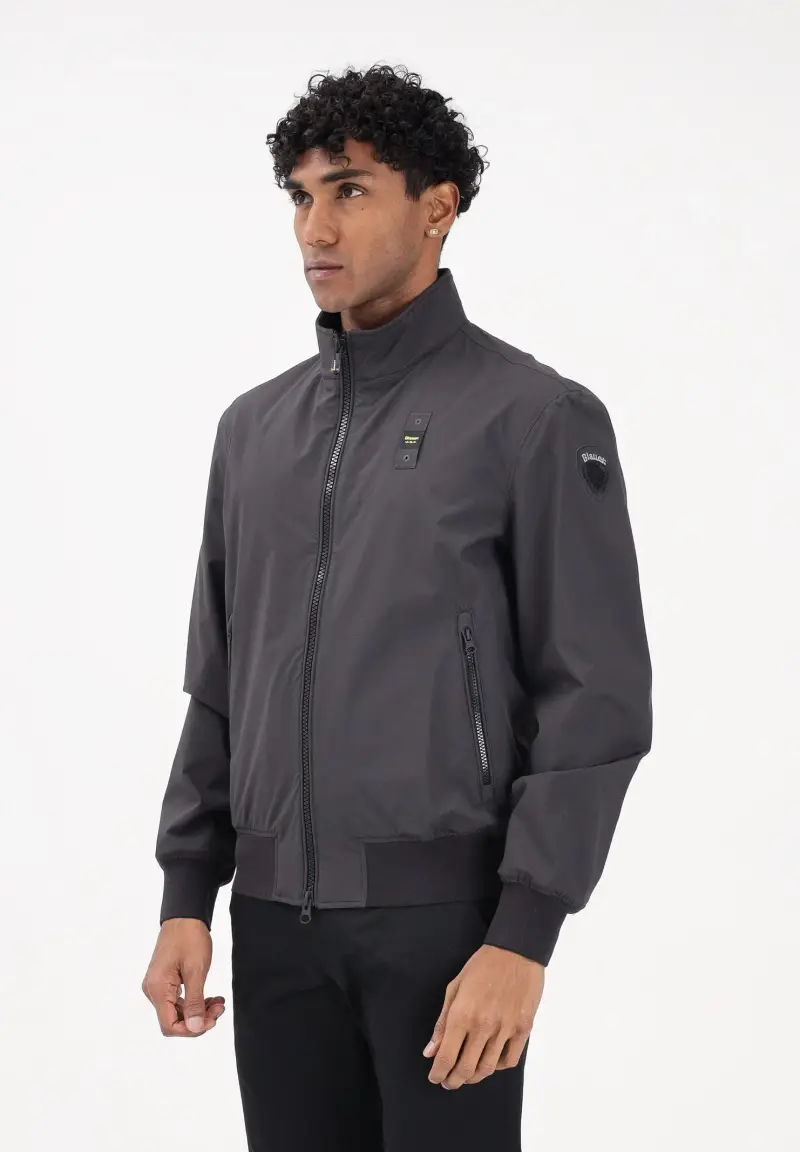 Giacca a vento ANSON nera da uomo