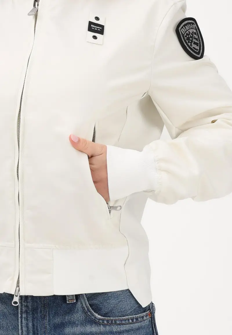 Giacca a vento LAURIE panna da donna miniatura 3