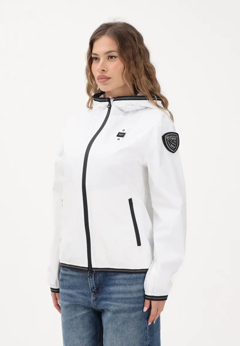 Giacca a vento NAY bianca da donna