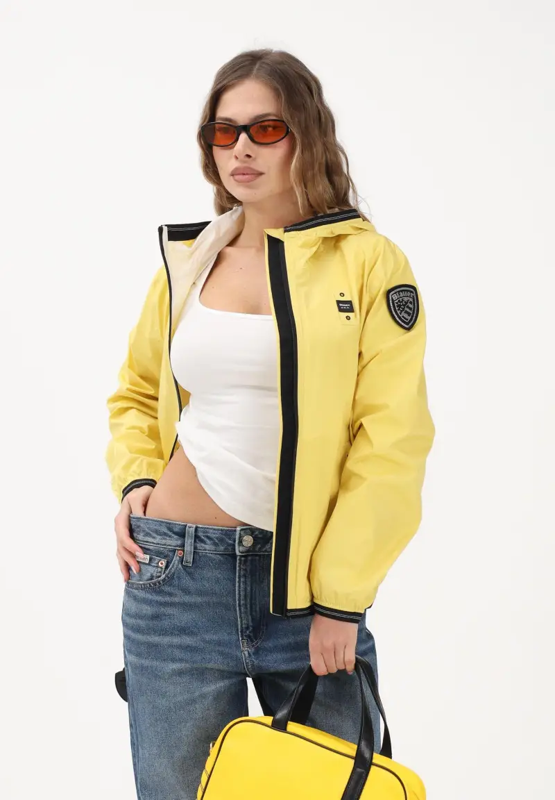 Giacca a vento NAY gialla da donna miniatura 2