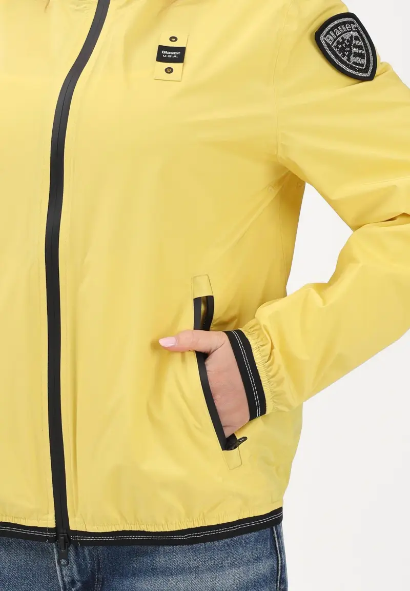 Giacca a vento NAY gialla da donna miniatura 3