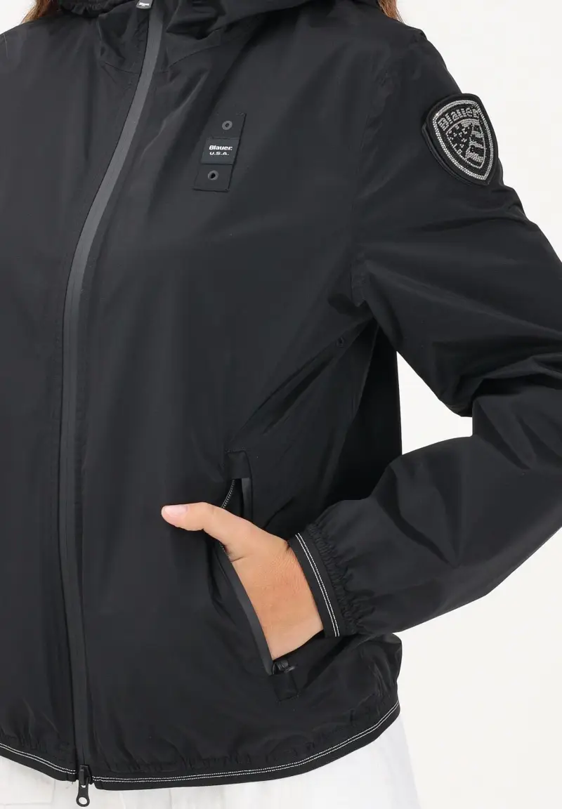 Giacca a vento NAY nera da donna miniatura 3