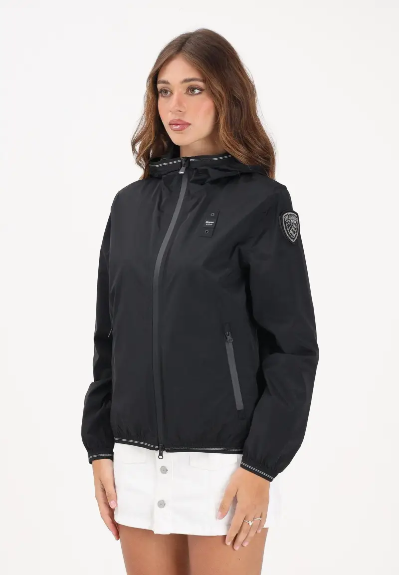 Giacca a vento NAY nera da donna