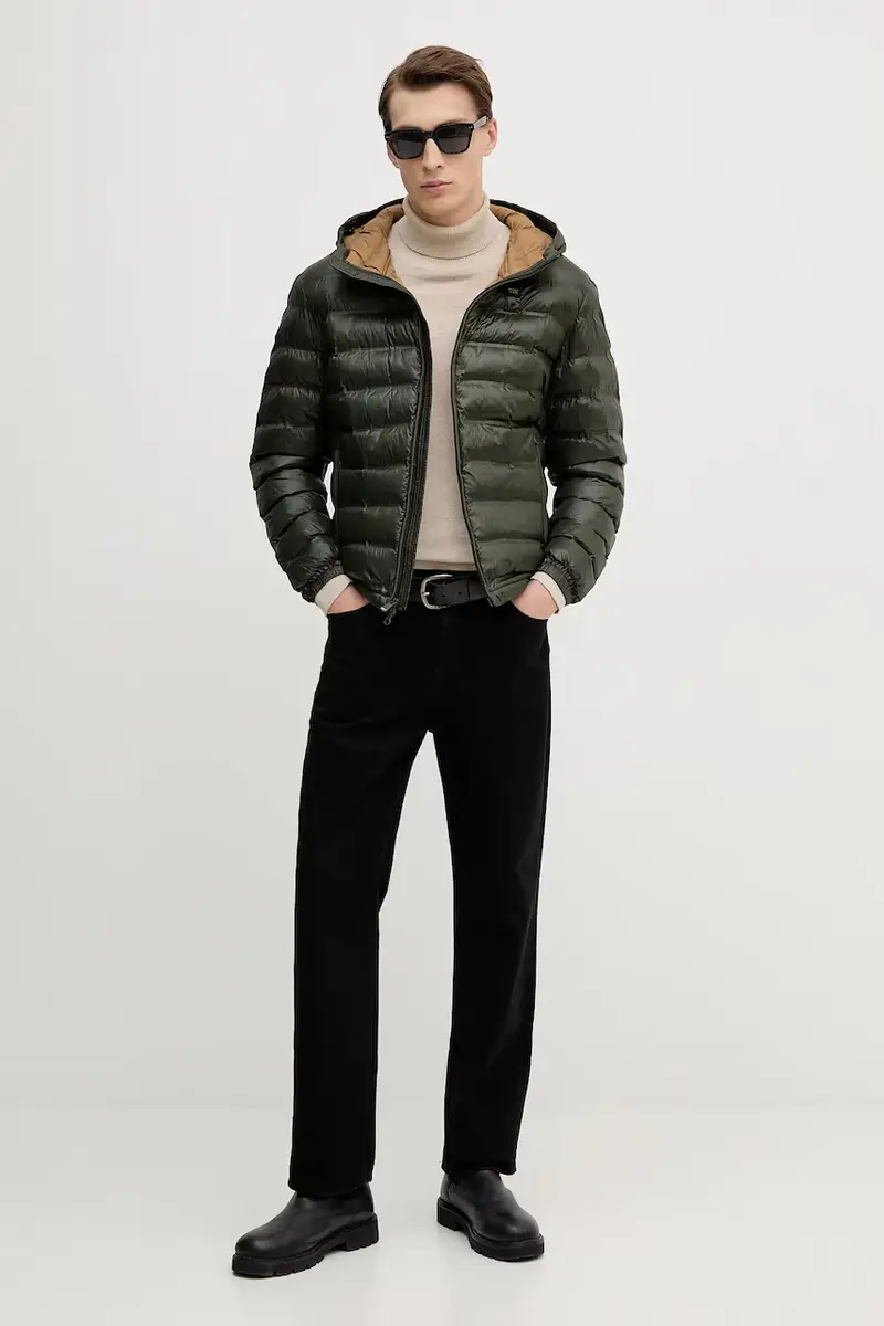 giacca colore verde BLUC02132 miniatura 2