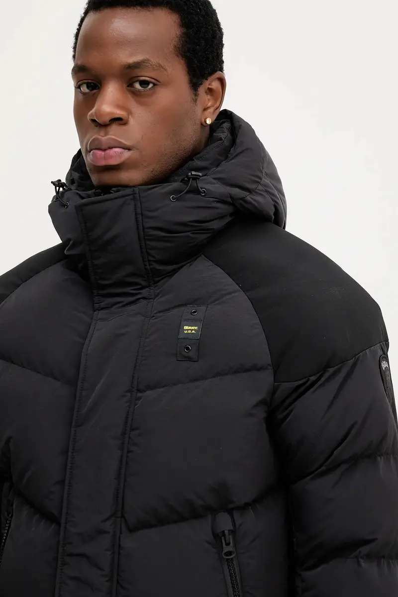 giacca CROWN colore nero BLUC02151 miniatura 4