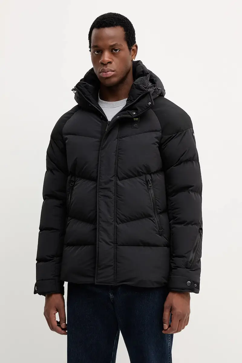 giacca CROWN colore nero BLUC02151