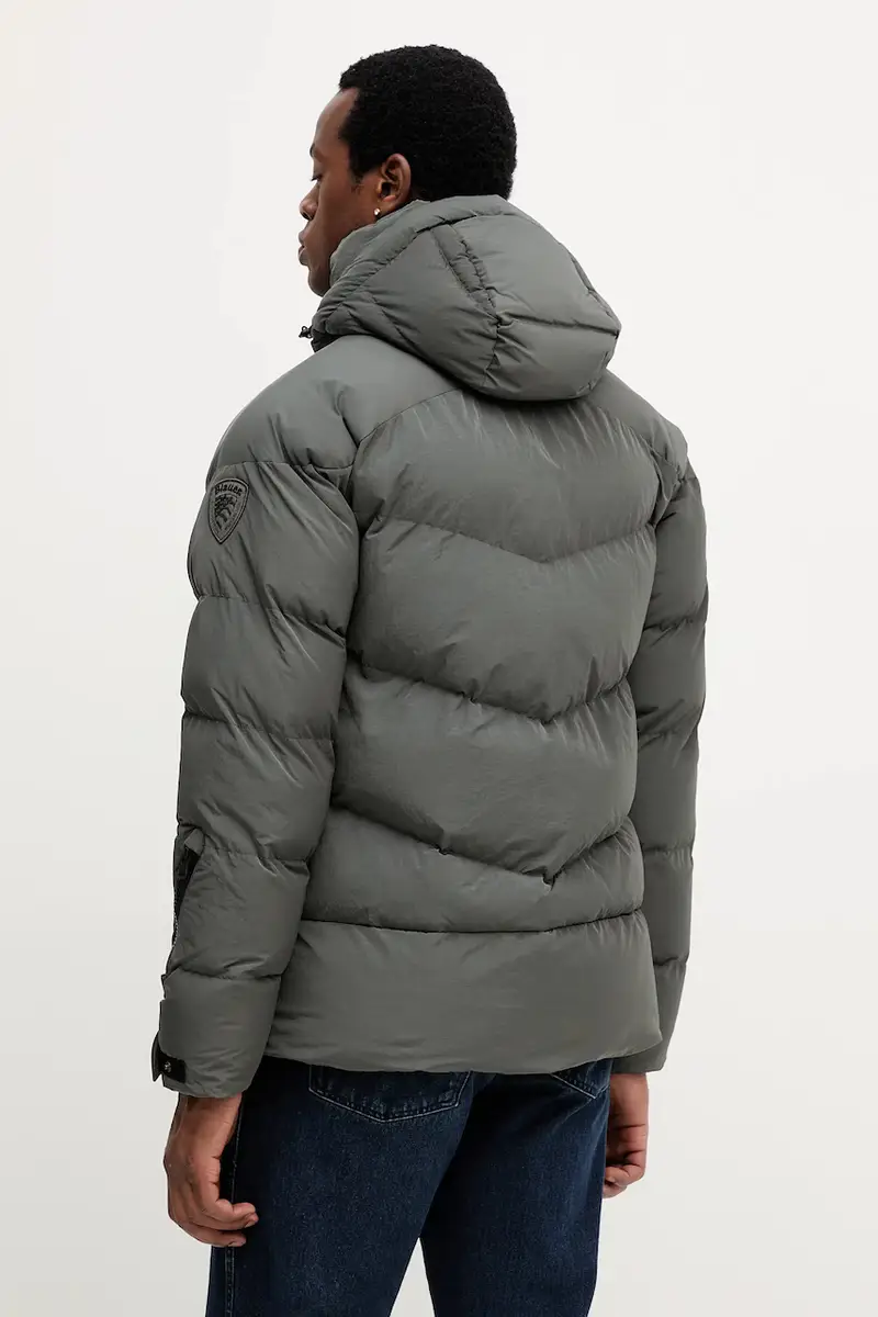 giacca CROWN colore verde BLUC02151 Grigio miniatura 3