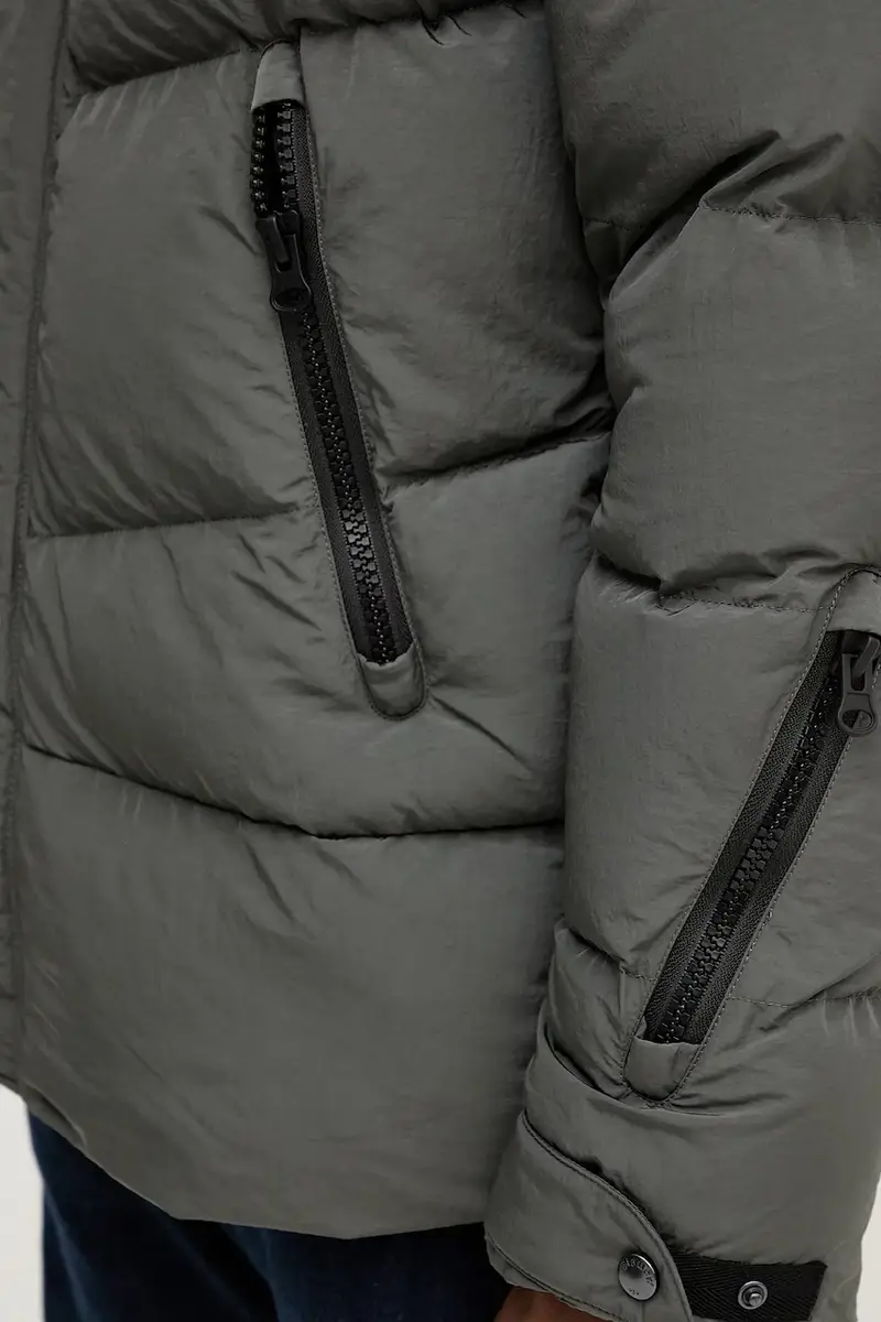 giacca CROWN colore verde BLUC02151 Grigio miniatura 5