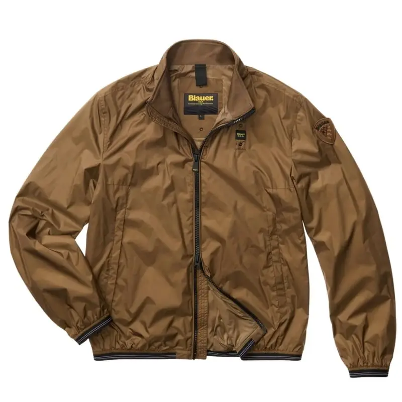 giacca da uomo kerwin in poliammide nocciola miniatura 2