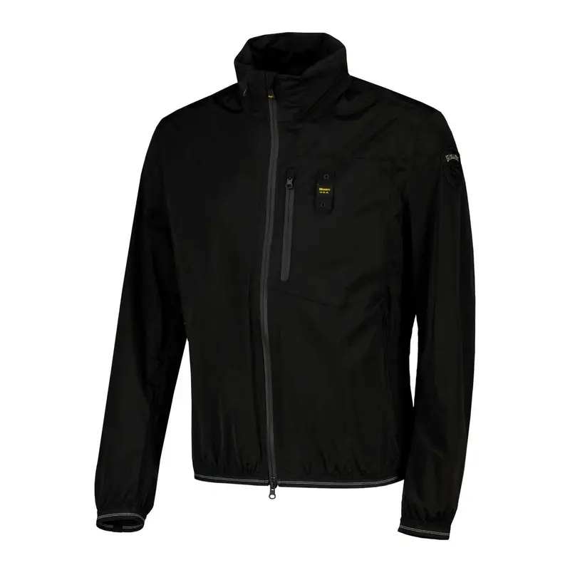 GIACCA NASTRATA ED ELASTICIZZATA DEWAR Nero