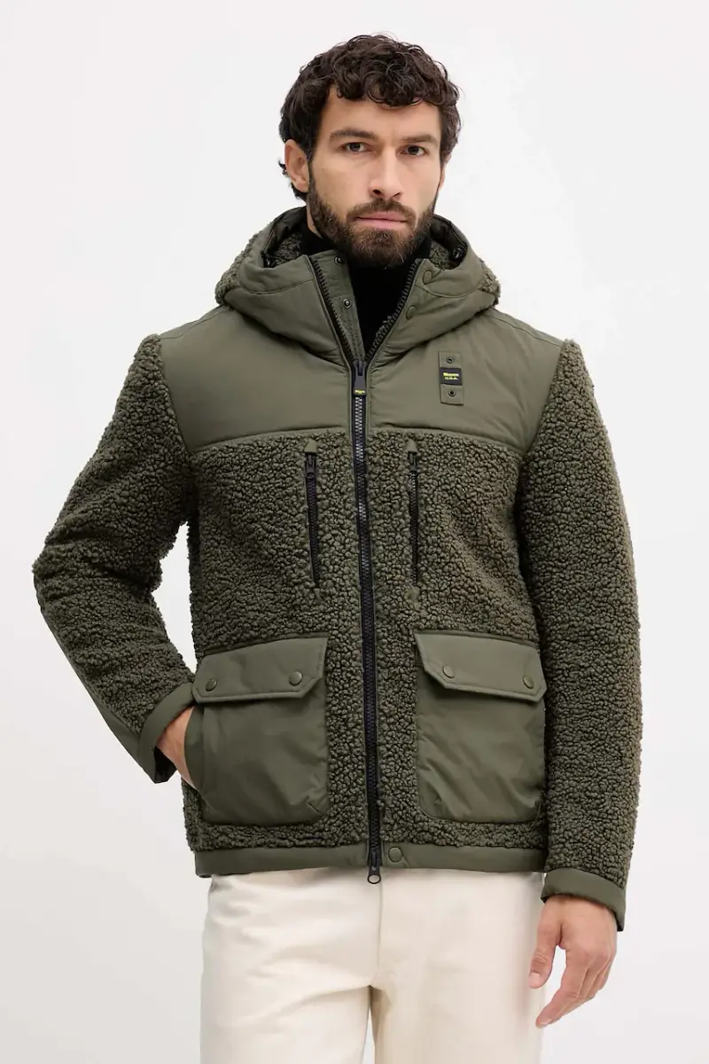 giacca WILCOCK colore verde BLUC01225