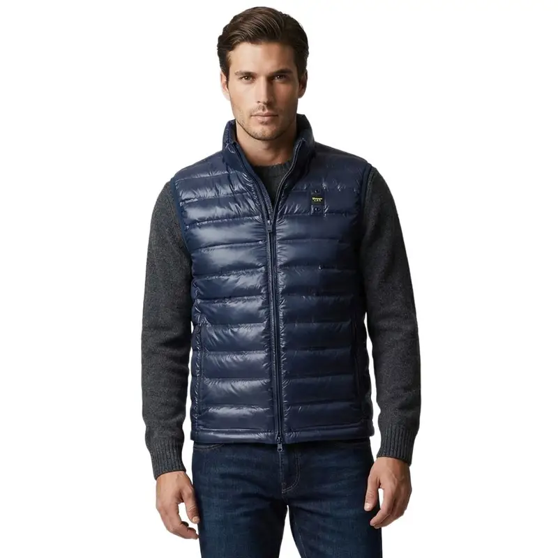 Gilet Sportivo Classic Blu Uomo L