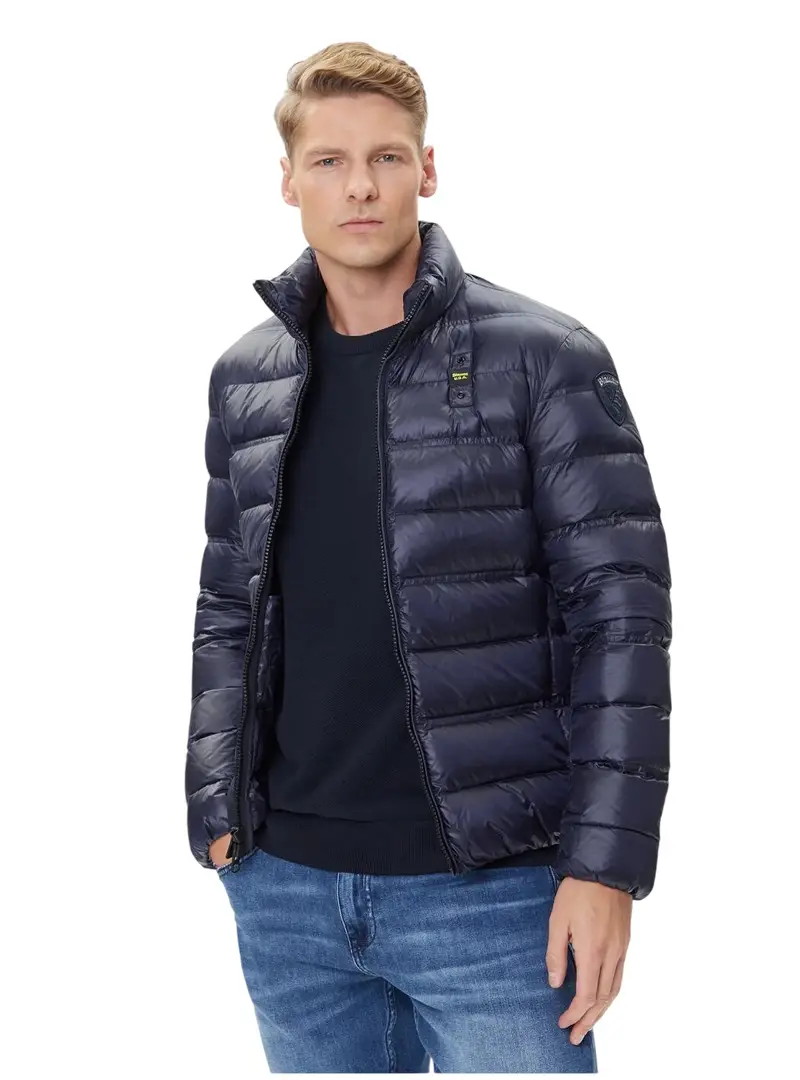 giubbino uomo piumino con collo alla coreana Belmont 25WBLUC03090-006719 888 BLUE