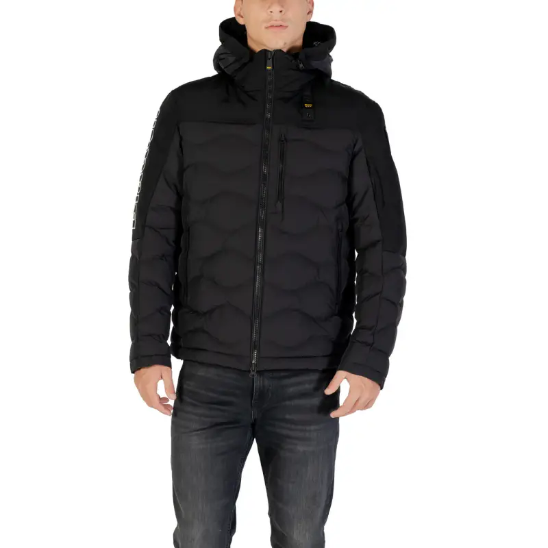 Giubbotto Blauer Nero Uomo con Cappuccio e Zip - black / M