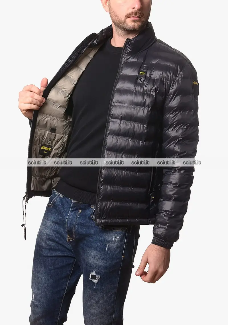 Giubbotto Blauer uomo nero leggero Sewall